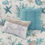 6 Piece Cotton Sateen Quilt Set With Throw Pillows Coral Full/Queen-108977388-108977391