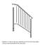 Outdoor 3 Level Iron Handrail