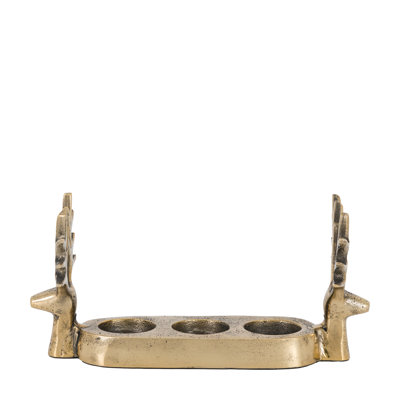 16Cm Aluminum Tabletop Tealight Holder