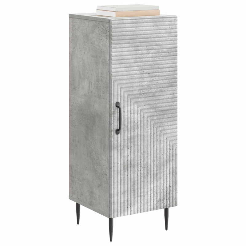 33cm Sideboard, Concrete Grey