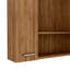 Pharmacie Prague, quatre tablettes internes, une porte, finition pin