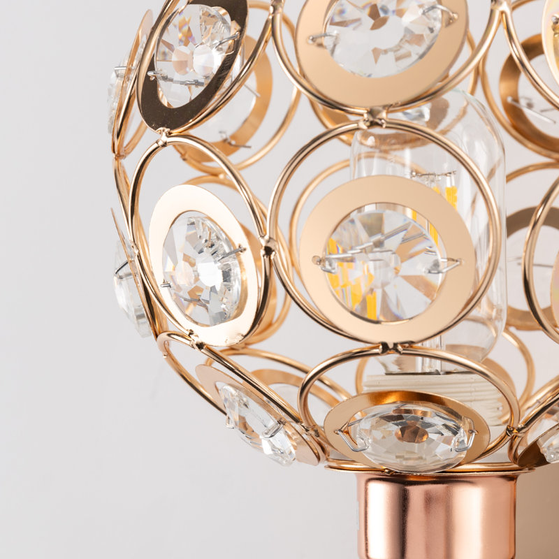 Cantura Stainless Steel Armed Sconce, Gold