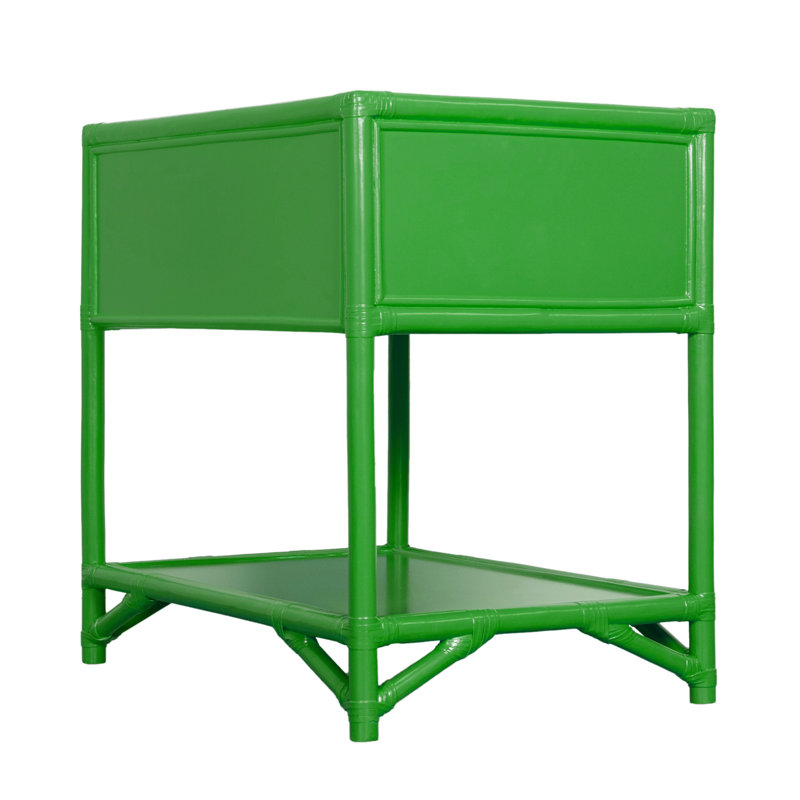 Olivia Collection 1 - Drawer Nightstand, Bright Green