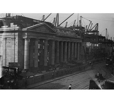 " View Of The Since Demolished Pennsylvania Railroad Station As Seen From Gimbals "