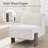 29.1" Wide Modern Upholstered Armless Accent Chair with Solid Wood Legs