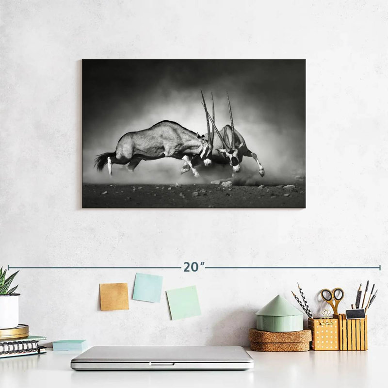 Brampt Wildlife Combat, 8" H x 12" W