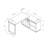L-Shaped Workstation With Storage Credenza-1213623516