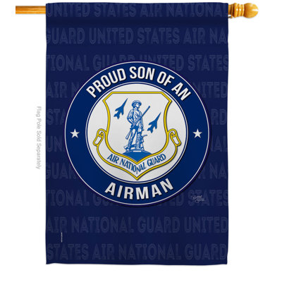 Drapeau de maison en polyester Air Force