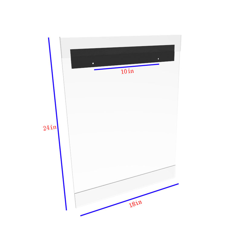Clear Floater Picture Frame with Mat