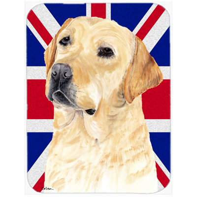 Union Jack Wood Glass Cutting Board