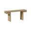 Console très large de 66 po en chêne vieilli, placage de bois véritable, pour vestibule, couloir et bureau, table plaquée avec rangement intelligent, finition chêne, couloir, vestibule sous la table
