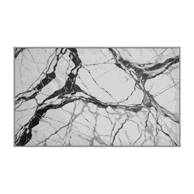 Tapis gris lavable à la machine