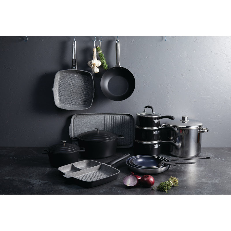 MasterClass Cast Aluminium Three Section Grill Pan