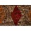 Tapis brun en laine berbère marocain fait à la main 6 x 9