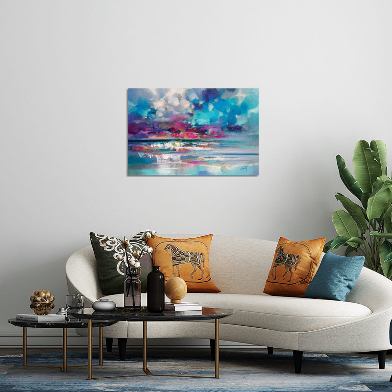 «Atlantic Magenta» par Scott Naismith - impression non encadrée, H 16 po x l 24 po x P 0,25 po