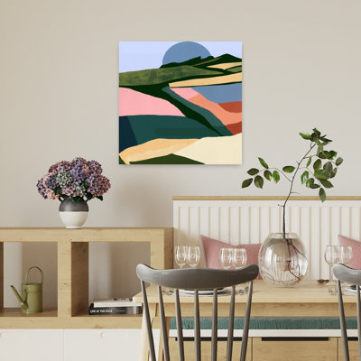 Contemporary Art Abstract Colorful Contemporary Landscape Nature Art