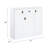 Pagan White High Gloss Finish Server