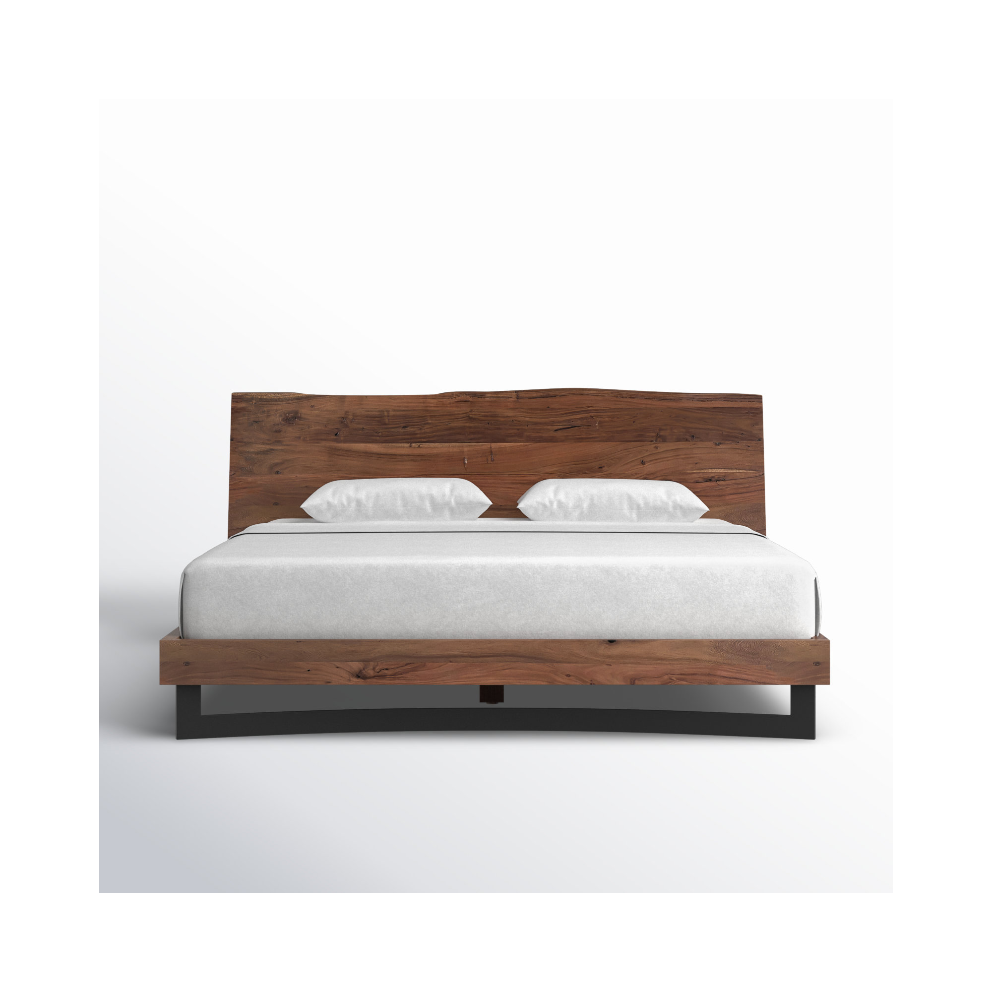 Burnell Solid Wood Bed, King