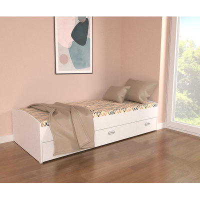 Ofelia Bed Frame With Drawer, 90 X 200 Cm