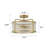 Modern Drum Semi Flush Mount Ceiling Light With Textured Glass Shade