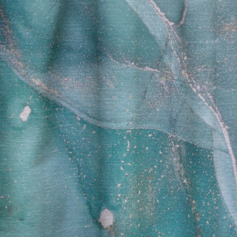 Panneau de rideau simple semi-diaphane avec passe-tringle Abstract, L 52 po x L 108 po