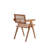 Hamlet Industry Chic Ash Wood Dining Arm Chair in Natural-67947507