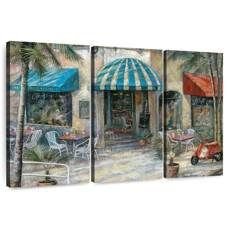 Lilie Christine's South Beach Cafe, 20" H x 33" W