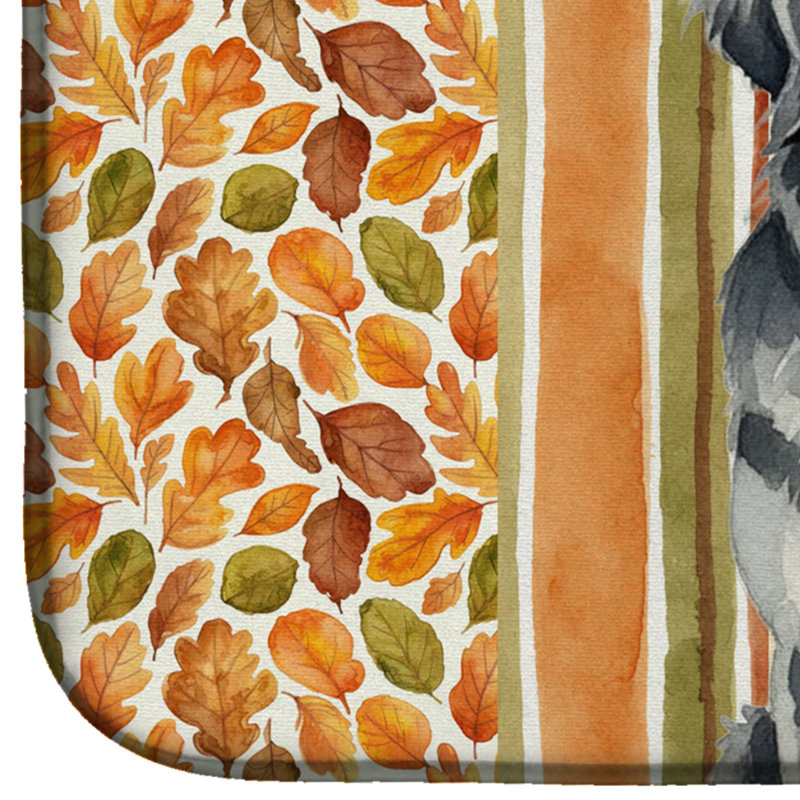 Tapis de séchage gris gris Terre-Neuve Heirloom, Gris