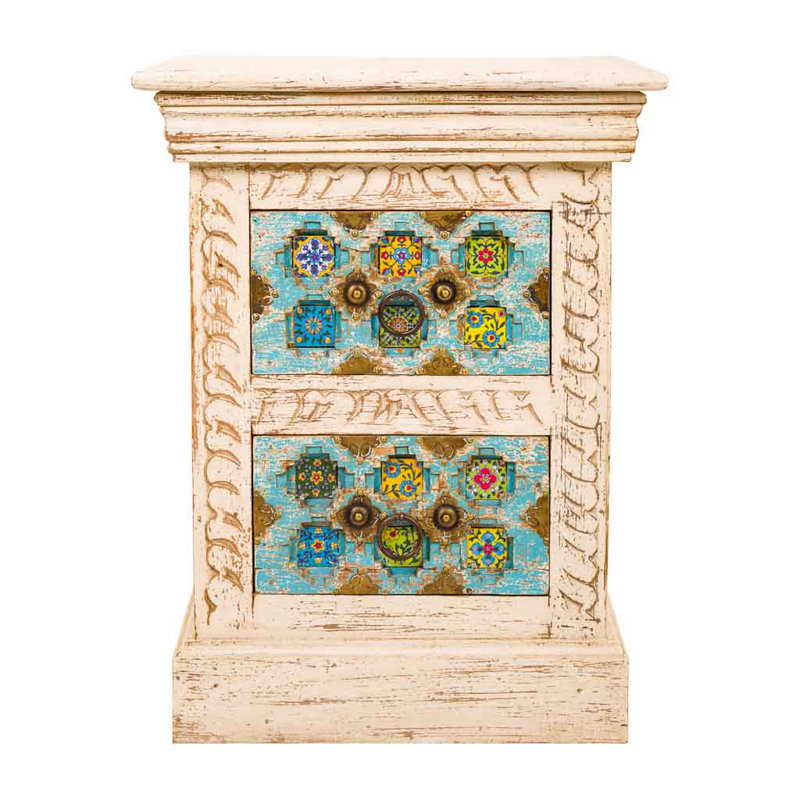 Geordie 29.5cm W Bedside Table