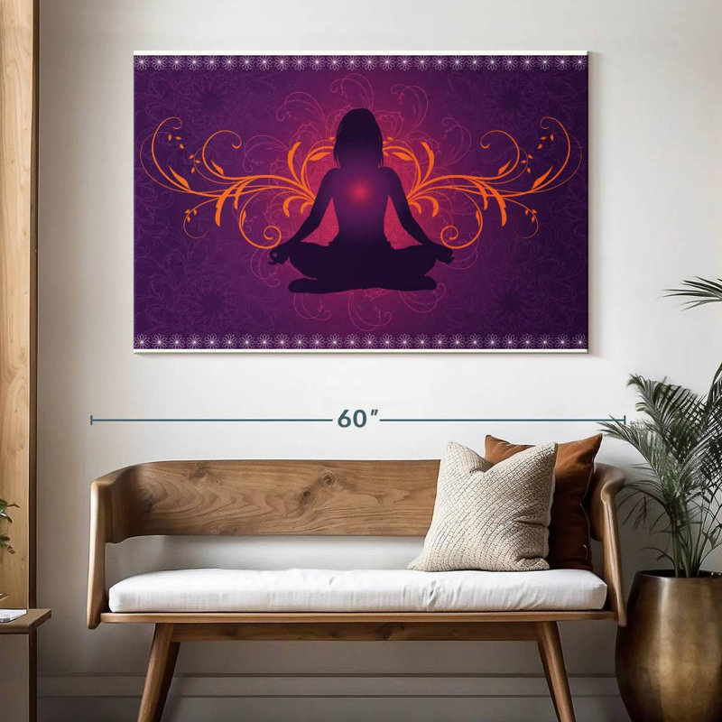 Chakra Kerrick Yoga, H 34 po x l 51 po