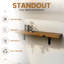 Industrial Scaffold Board Wall Shelf Down Lipped Metal Brackets Included For Bedroom-548089336-548939052