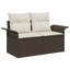 141cm Wide Patio Sofa with Cushions
