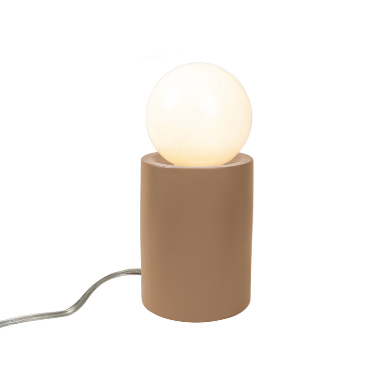 Lampe de table Rachid, H 11,5 po x l 5,5 po x P 5,5 po, Adobe