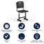 Chaise d'étudiant à hauteur ajustable Goddard