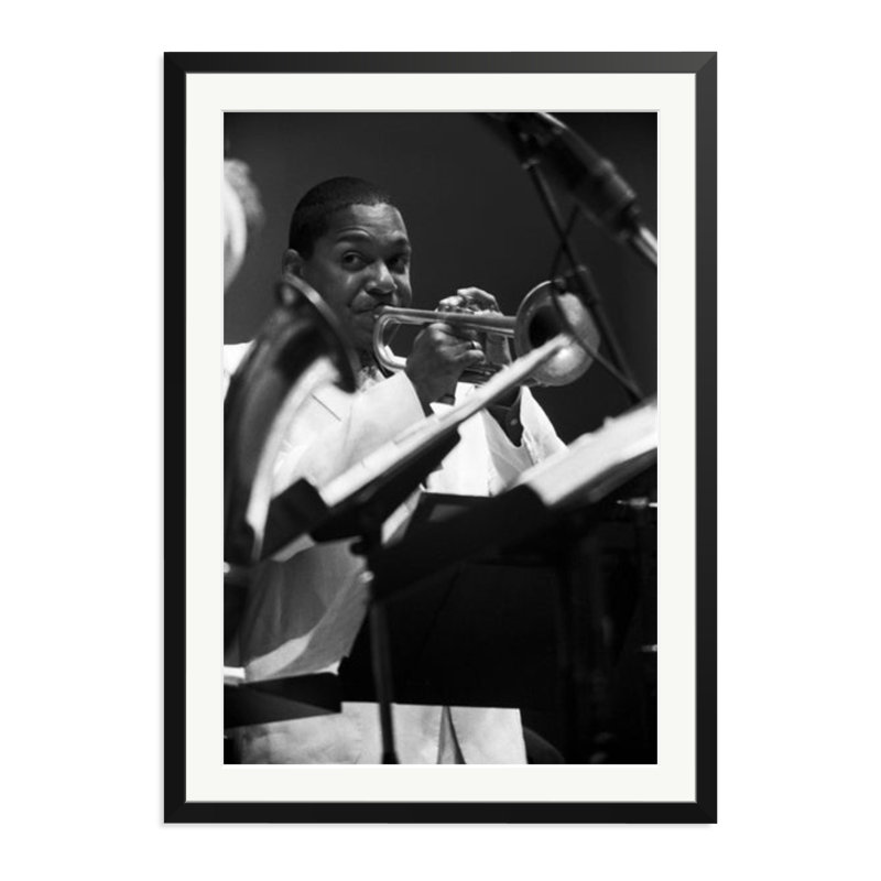 Wynton Marsalis Plays, 38" H x 27" W, Black