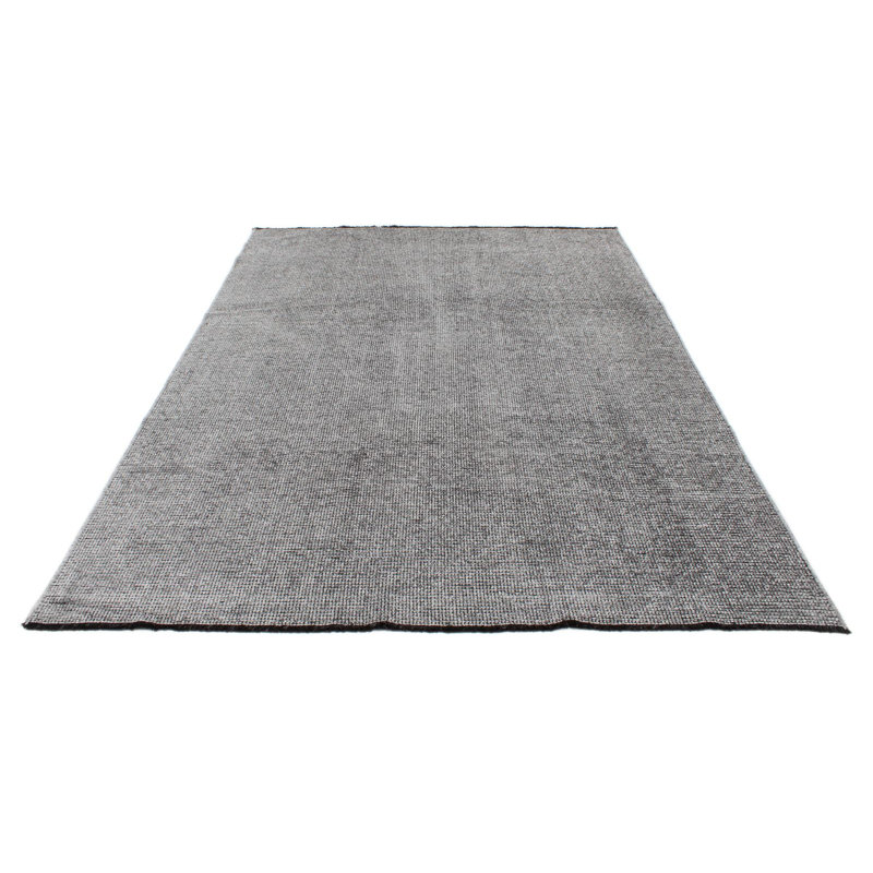 Tapis contemporain gris et gris clair 6 x 9
