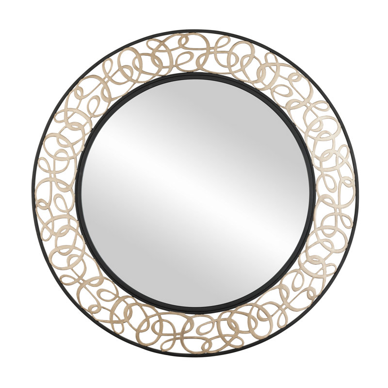 Metal Round Wall Mirror