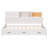 Twin Size Wooden Daybed With 3 Storage Drawers, Pushable Top Shelf & USB/Outlet Ports-69325704-69325711