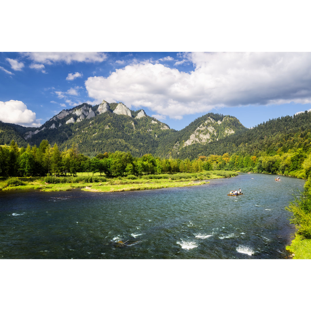 Rafting auf dem Fluss Dunajec - Kunstdrucke auf Leinwand