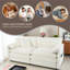 Canapé surdimensionné en chenille surdimensionné, petit canapé 2 places surdimensionné, causeuse moderne et confortable pour salon, chambre à coucher, bureau, combinaison de bricolage-978238509