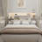 Modern Storage Headboard with LED Lights & Built-in Charging Station,  Bookcase Headboard with Open Shelves for Bedroom-1797666507-1797666509