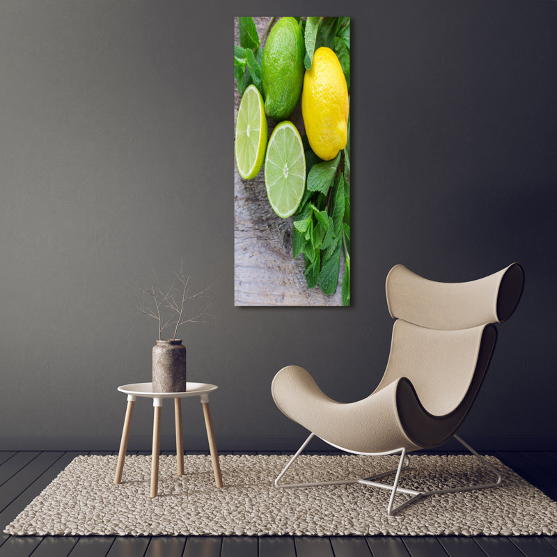 Limes And Lemon - Wrapped Canvas Print