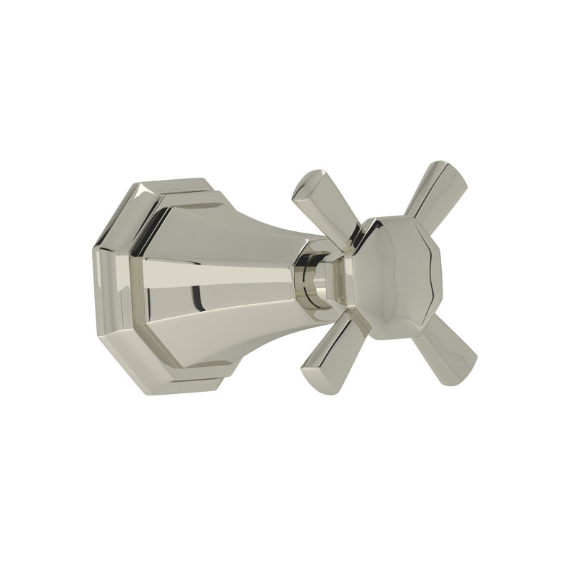 Deco Volume Control Shower Wall Trim, Polished Nickel
