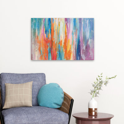 Aqua And Asbtract Riviera Art
