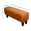 Banc en cuir véritable Kaylee