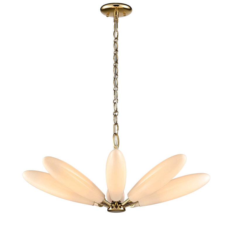 Lustre Sprig de 28 pouces en laiton poli
