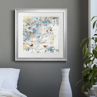 Lavender Spring I - Single - Matted and Framed Under Glass, Large Living Room Wall Art