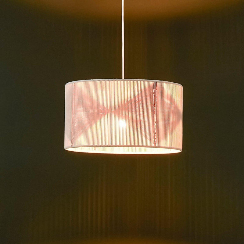 Aksoyn 1 - Light White Drum Pendant
