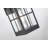 Amara Transitional Outdoor Wall sconces 13-in Clear Glass-Matte Black