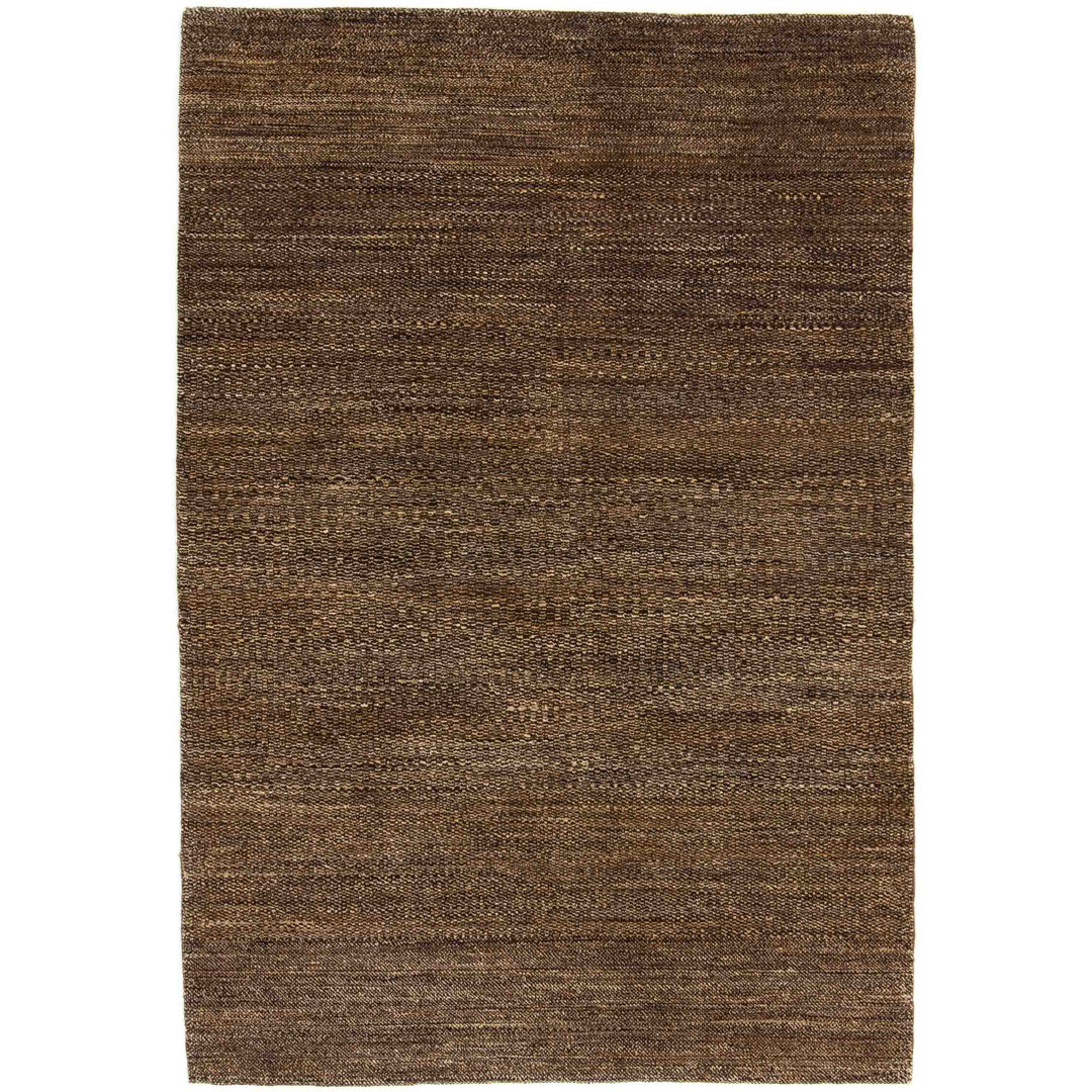 Solid Colour Wool Hand Woven 127cm X 185cm Area Rug